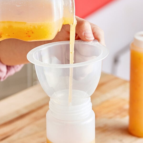 8 oz. 3" Plastic Funnel for Squeeze Bottles