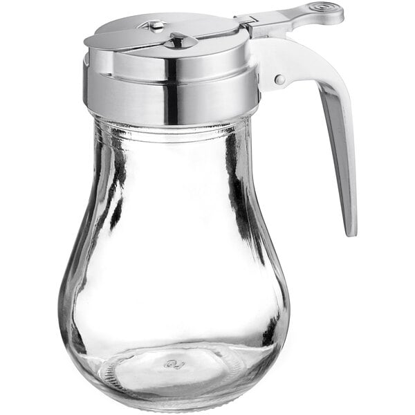6 oz. Glass Teardrop Syrup Dispenser