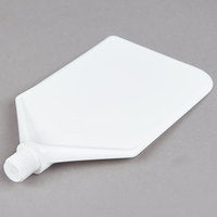 13 3/4" White Paddle with Polyethylene Blade and Polypropylene Handle